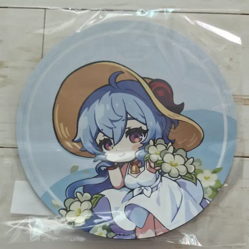 [BUNJANG] Genshin Impact Ganyu Round Mousepad / 원신 감우 라운드 마우스패드