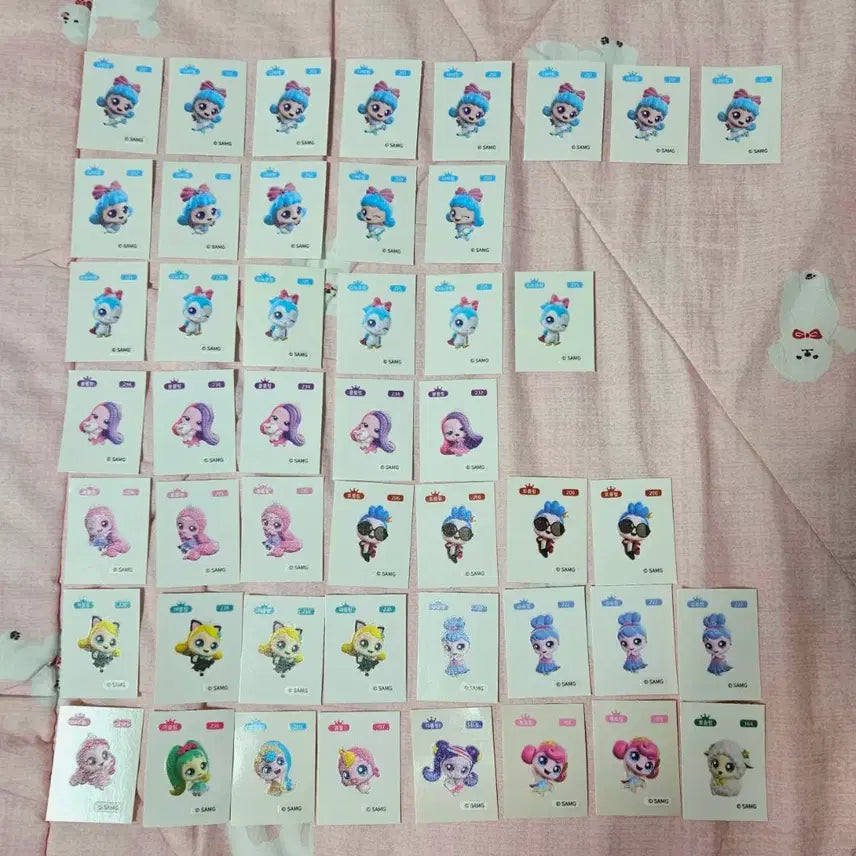 [BUNJANG] Tinipping Sticker Set / 티니핑 띠부씰 장당 1천원