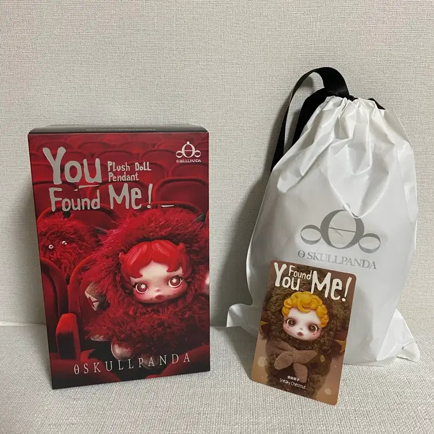 [BUNJANG] Skull Panda "Find Me" Sly Chestnut Blind Box (Sealed) / [미개봉 정품] 스컬판다 날 찾아봐 교활한 밤톨