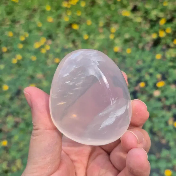 [BUNJANG] Moonlight Girásol Quartz Hand Stone / >하루만특가< 달빛을 담은 기라솔 쿼츠 수정 핸드스톤 원석 광물 지라솔