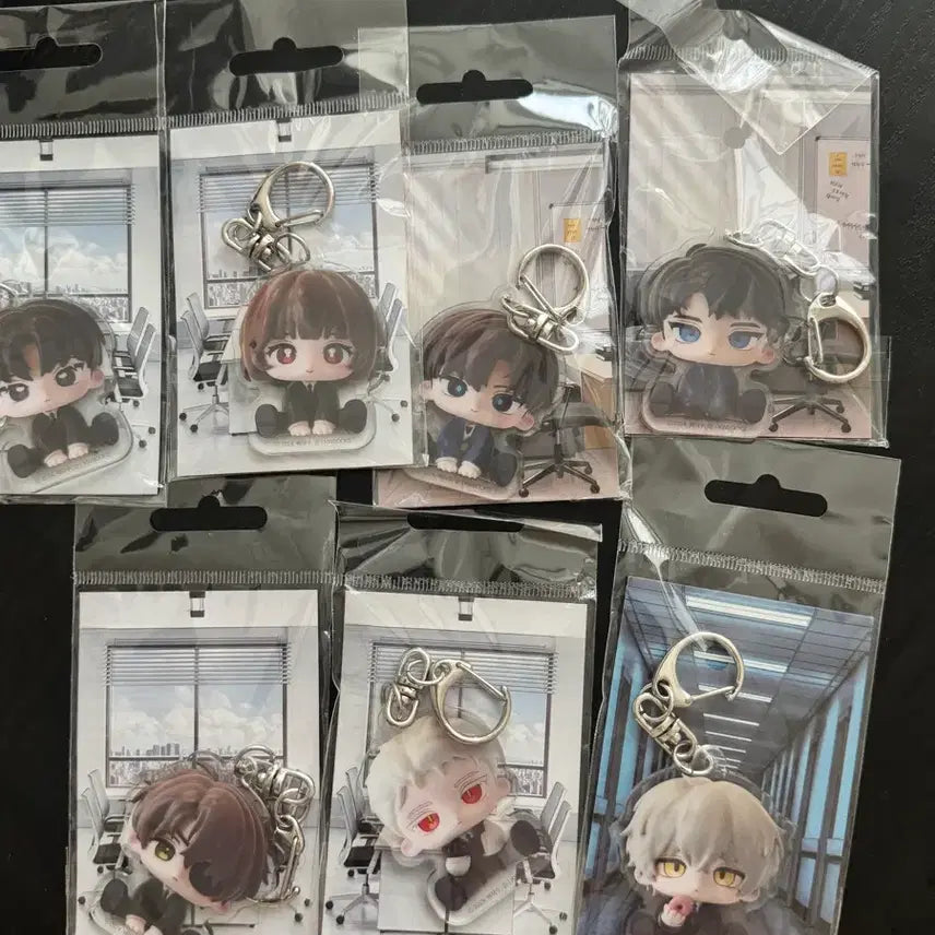 [BUNJANG] Ghost Story Office Acrylic Keyring Bundle Set / 괴담출근 아크릴 키링 일괄