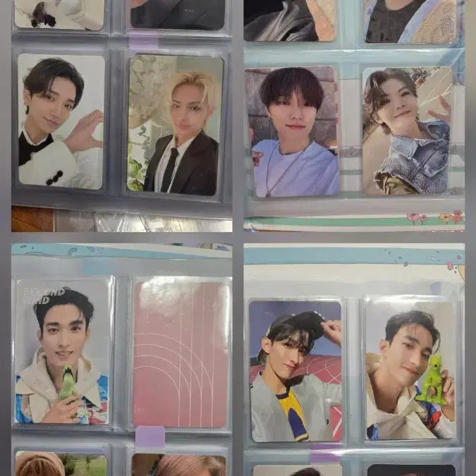 [BUNJANG] Seventeen Photocard and Fan Bundle Set / 세븐틴 포카 + 부채 일괄