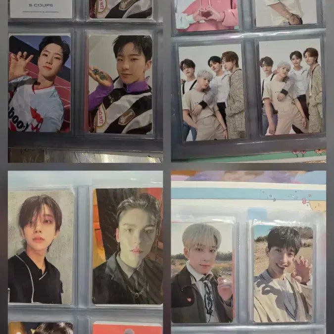 [BUNJANG] Seventeen Photocard and Fan Bundle Set / 세븐틴 포카 + 부채 일괄