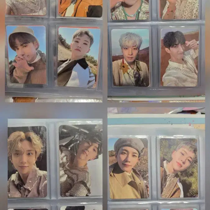[BUNJANG] Seventeen Photocard and Fan Bundle Set / 세븐틴 포카 + 부채 일괄
