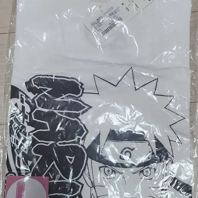 [BUNJANG] Naruto Collaboration T-Shirt L Size / 새상품) 나루토 콜라보 반팔티 L사이즈
