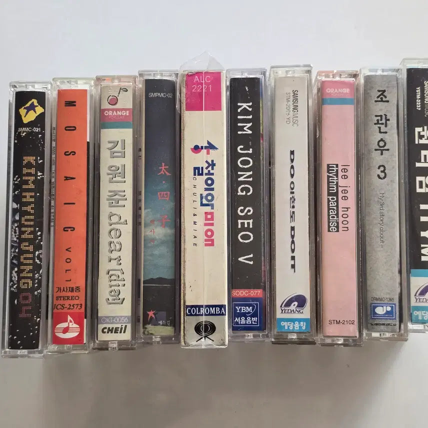 [BUNJANG] Various Artists 10-Piece Cassette Tape Bundle Set / 57 김현정, 모자이크, 김원준, 태사자, 철이와 미애, 김종서, 도시아이들, 이지훈, 조관우, 원타임 카세트테이프 총 10개 일괄판매