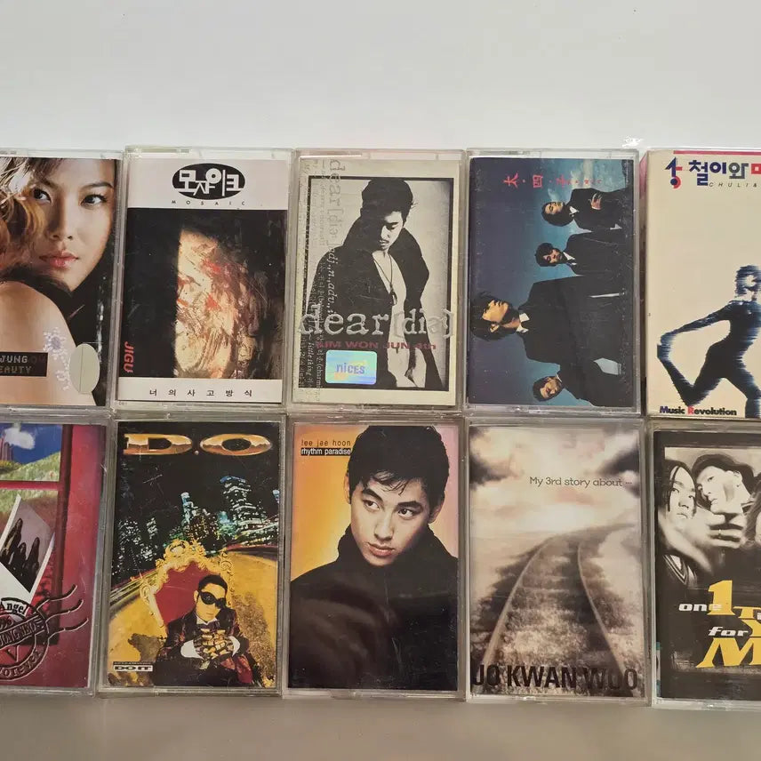 [BUNJANG] Various Artists 10-Piece Cassette Tape Bundle Set / 57 김현정, 모자이크, 김원준, 태사자, 철이와 미애, 김종서, 도시아이들, 이지훈, 조관우, 원타임 카세트테이프 총 10개 일괄판매