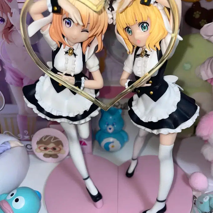 [BUNJANG] Is the Order a Rabbit? Cocoa Sharo Maid Figure Bundle Set / 상자O)주문토끼 주문은 토끼입니까 코코아 샤로 메이드 피규어 일괄 세트 미소녀