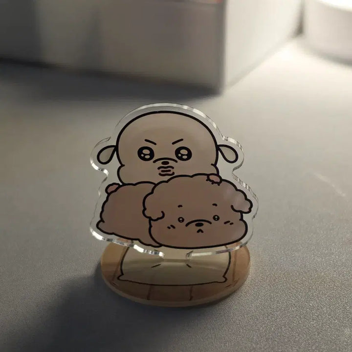 [BUNJANG] BongSil MoongChi Standee Acrylic / 복슬이 뭉치 스탠드 아크릴 (2)