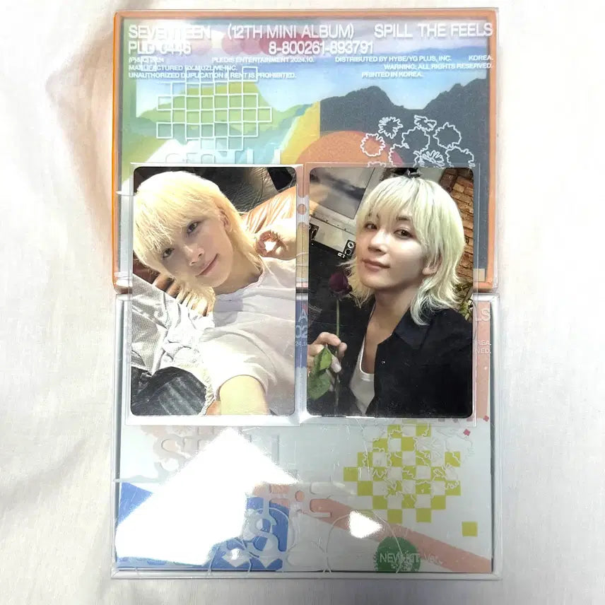 [BUNJANG] SEVENTEEN Jeonghan SPILL THE FEELS KiT Bundle Set / 세븐틴 스필 정한 키트 일괄 세트 판매 SPILL THE FEELS kit