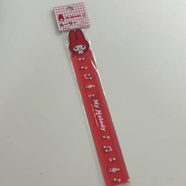 [BUNJANG] Vintage My Melody Red Ruler / 고전빨간마이멜로디 빨마 자