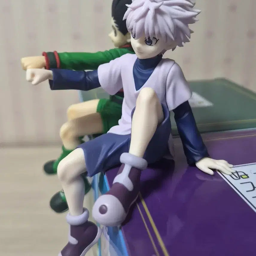 [BUNJANG] Hunter x Hunter Gon &amp; Killua Noodle Stopper Figure Bundle / 곤 키르아 누들스토퍼 (상자o)
