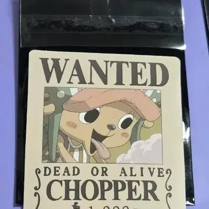 [BUNJANG] One Piece Chopper Card Sticker / 원피스 쵸파 카드 스티커