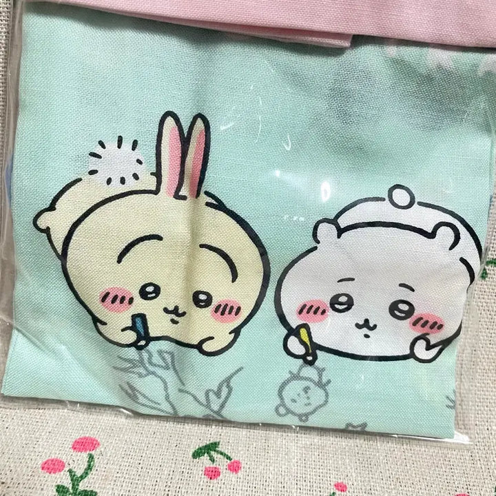 [BUNJANG] Chiikawa String Drawstring Pouch 2P Set / 치이카와 스트링 복조리 파우치 2P 세트