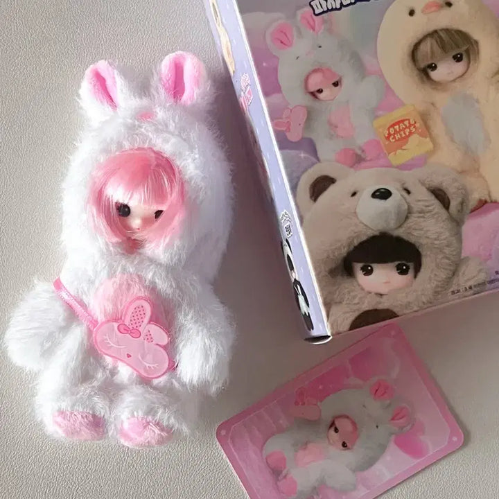 [BUNJANG] Little Mimi Random Rabbit Keyring Pajama Party / 리틀미미 파자마파티 랜덤 토끼 키링