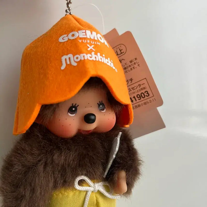 [BUNJANG] Monchhichi Yufuin Goemon Collaboration Keychain / 몬치치 유후인 고에몬 콜라보 키링