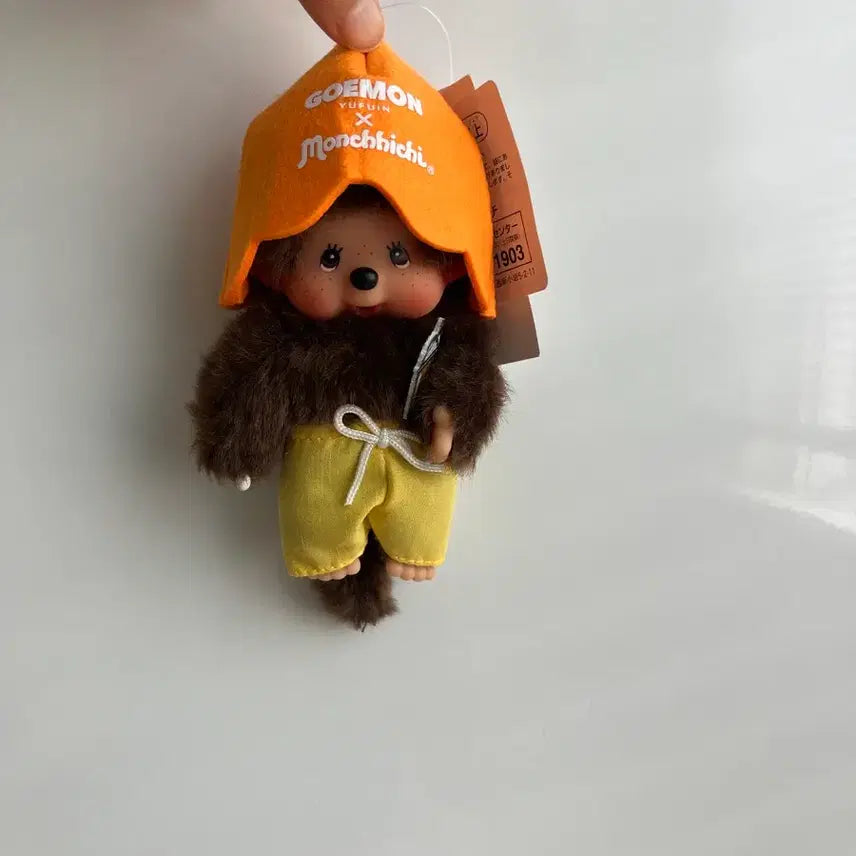 [BUNJANG] Monchhichi Yufuin Goemon Collaboration Keychain / 몬치치 유후인 고에몬 콜라보 키링