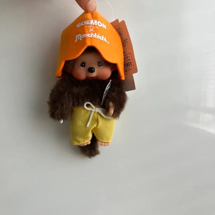 [BUNJANG] Monchhichi Yufuin Goemon Collaboration Keychain / 몬치치 유후인 고에몬 콜라보 키링