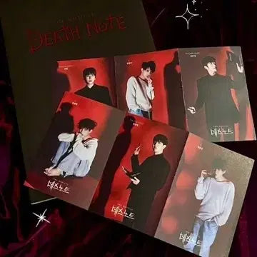 [BUNJANG] Death Note The Musical Accordion Postcard / 뮤지컬 데스노트 아코디언 엽서