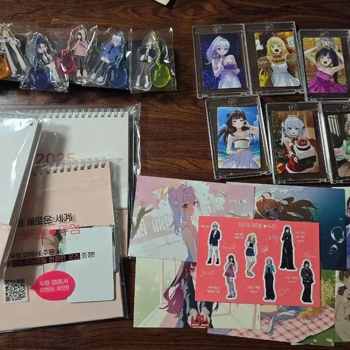 [BUNJANG] 2-zzim x Isekai Idol Collaboration Goods Bundle Set / 두찜과 이세계아이돌 콜라보 굿즈 일괄로  팝니다