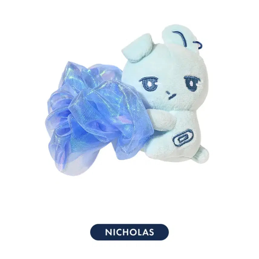 [BUNJANG] &amp;TEAM Nicholas Juyoga Scrunchie Doll Face Keyring Nico / 앤팀 니콜라스 쥬고야 스크런치 인형 양도 페이스키링 니코