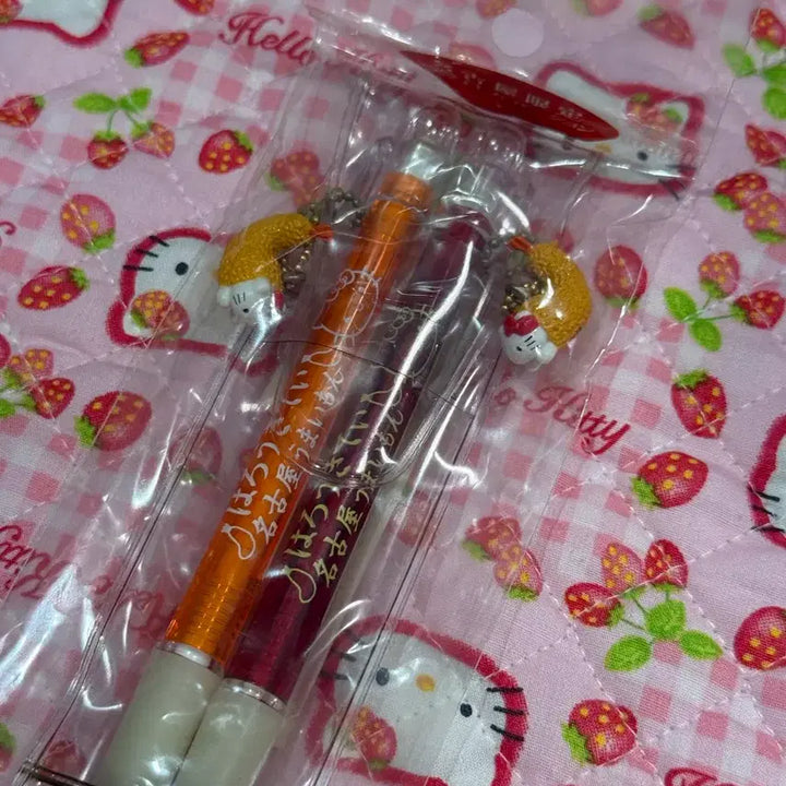 [BUNJANG] Classic Kitty Shrimp Tempura Ballpoint Pen Set / 고전 키티 새우튀김 볼펜 세트