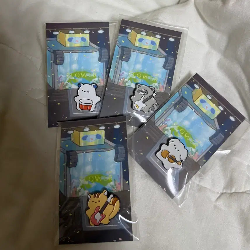 [BUNJANG] Lucy Animal Badge Bundle Set / 루시 동물 뱃지 일괄