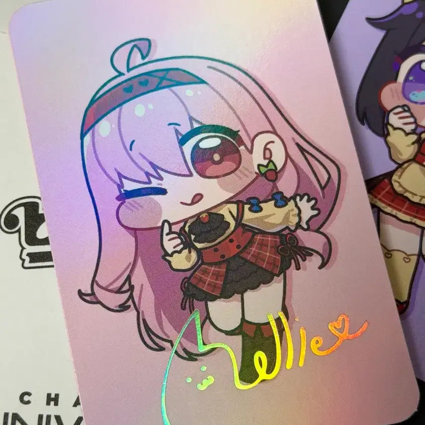 [BUNJANG] Esther Bunny Big Pie Collaboration Ellie SD Signed Card / 에스더 빅파이 콜라보 엘리SD 싸인카드