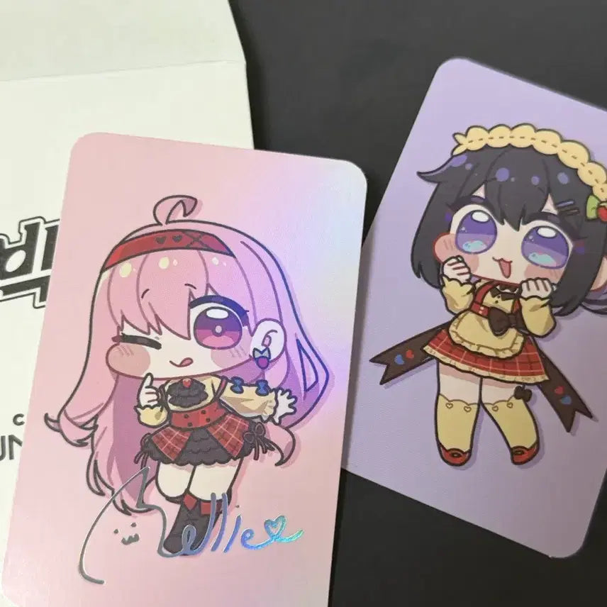 [BUNJANG] Esther Bunny Big Pie Collaboration Ellie SD Signed Card / 에스더 빅파이 콜라보 엘리SD 싸인카드