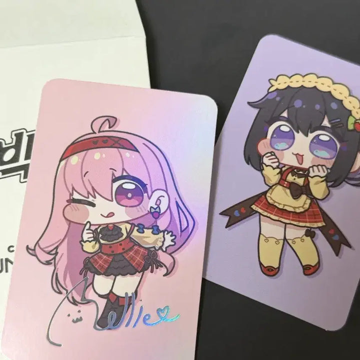 [BUNJANG] Esther Bunny Big Pie Collaboration Ellie SD Signed Card / 에스더 빅파이 콜라보 엘리SD 싸인카드