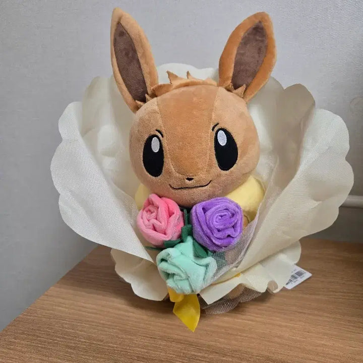 [BUNJANG] Eevee Flower Bouquet Plush / 포켓몬스터 이브이 인형 꽃다발 기념일 생일축하 꽃