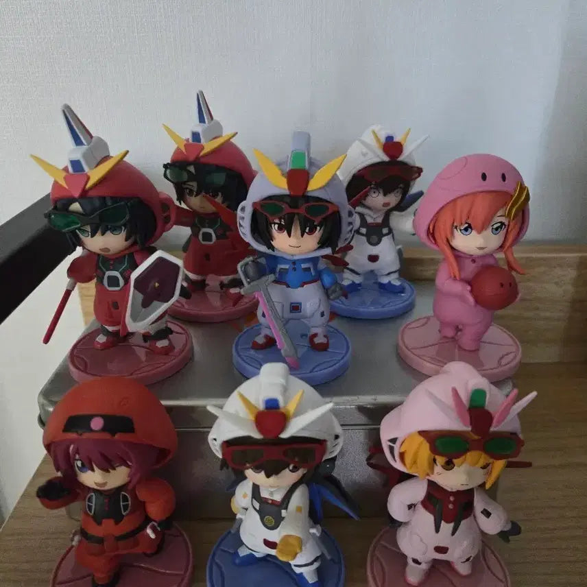 [BUNJANG] Gundam SEED Pajama Figure Set (8 Types, Includes Secret) / 건담 시드 파자마 잠옷 피규어 8종 풀셋 판매(시크릿포함)