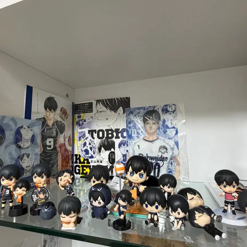 [BUNJANG] Haikyuu!! Kageyama Gacha Figure &amp; Goods Bundle Set (Opened) / [일괄판매 개봉] 하이큐 카게야마 가챠 피규어 및 굿즈 세트