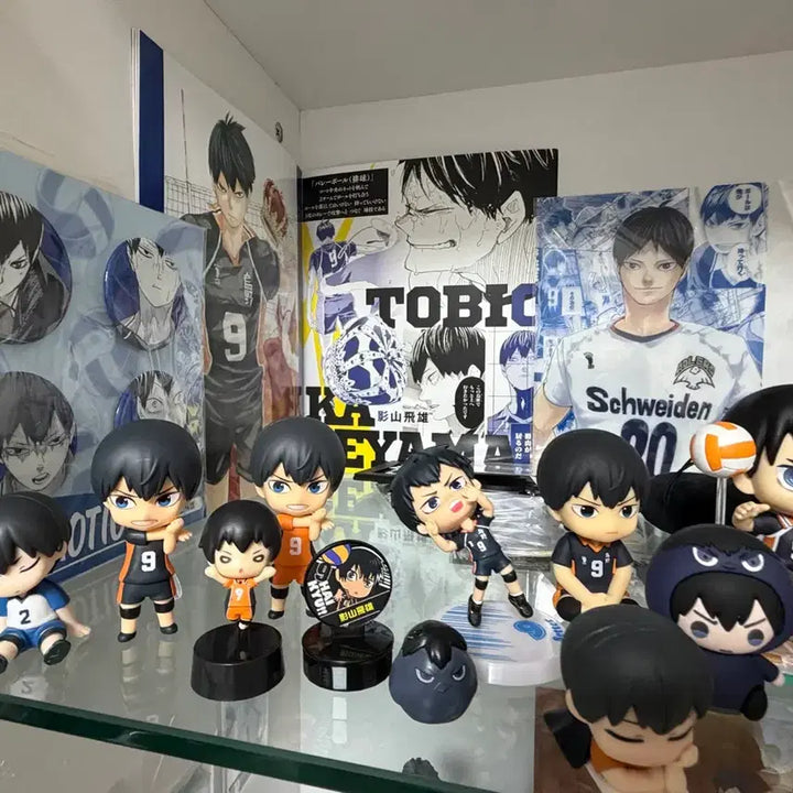 [BUNJANG] Haikyuu!! Kageyama Gacha Figure &amp; Goods Bundle Set (Opened) / [일괄판매 개봉] 하이큐 카게야마 가챠 피규어 및 굿즈 세트