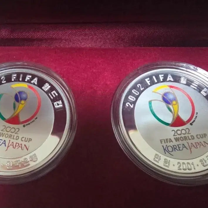 [BUNJANG] 2002 FIFA World Cup Commemorative Coin Set (4 Types) / 2002 FIFA 월드컵 기념 주화 4종 세트