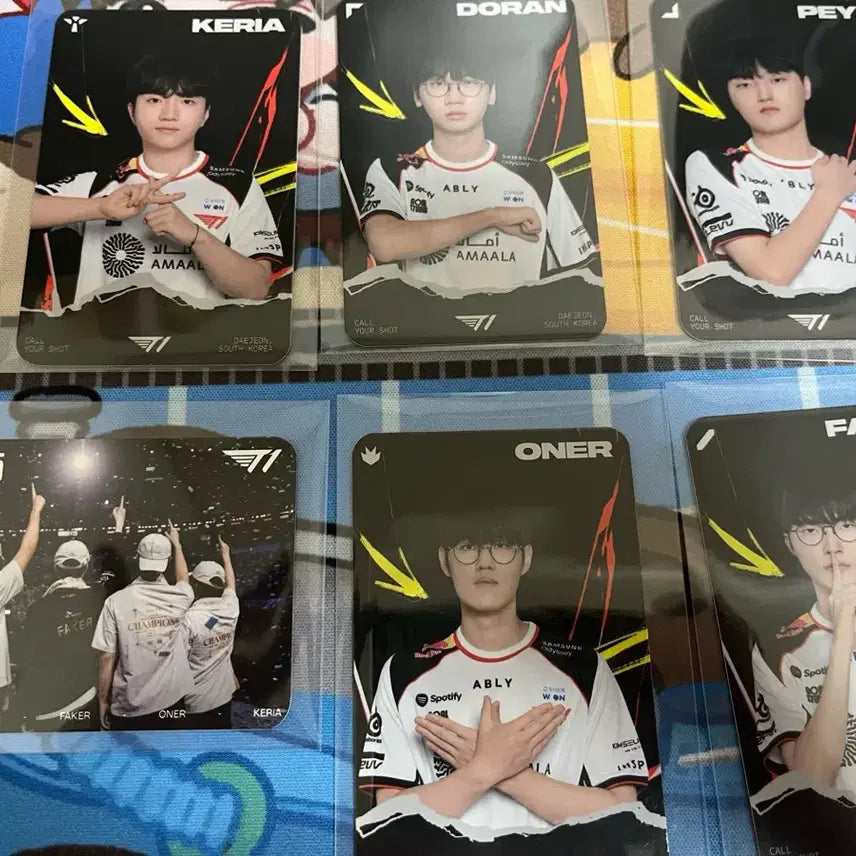 [BUNJANG] T1 Photocard Set + Group Photocard / T1 포토카드 set  + 단체포카