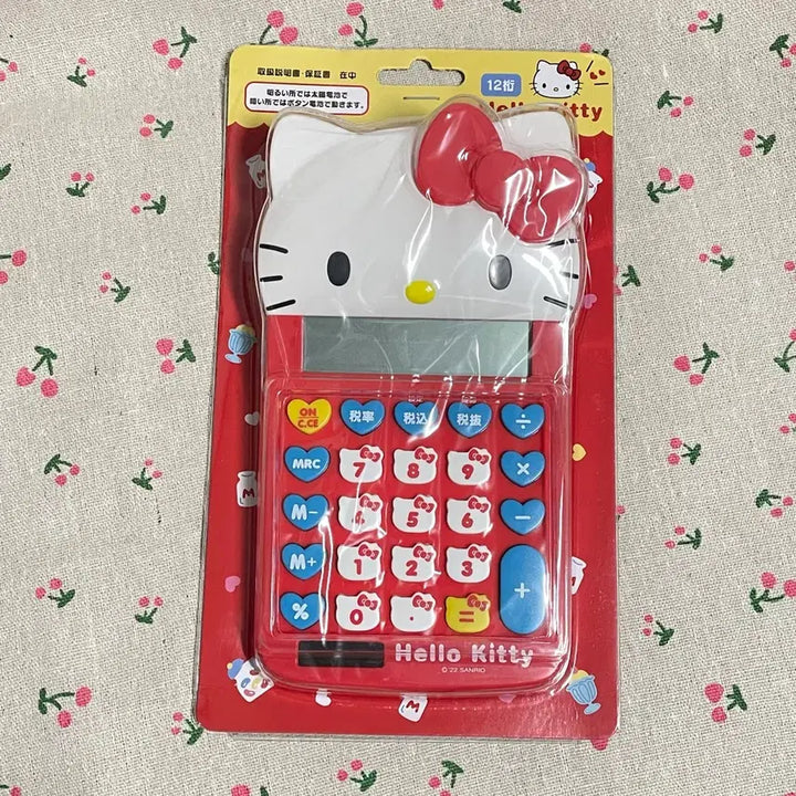 [BUNJANG] Sanrio Hello Kitty Face Red Calculator / 산리오 헬로키티 페이스 레드 키티 계산기