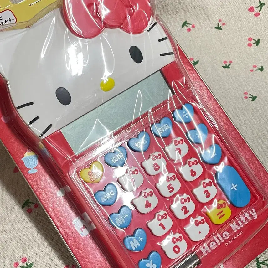 [BUNJANG] Sanrio Hello Kitty Face Red Calculator / 산리오 헬로키티 페이스 레드 키티 계산기