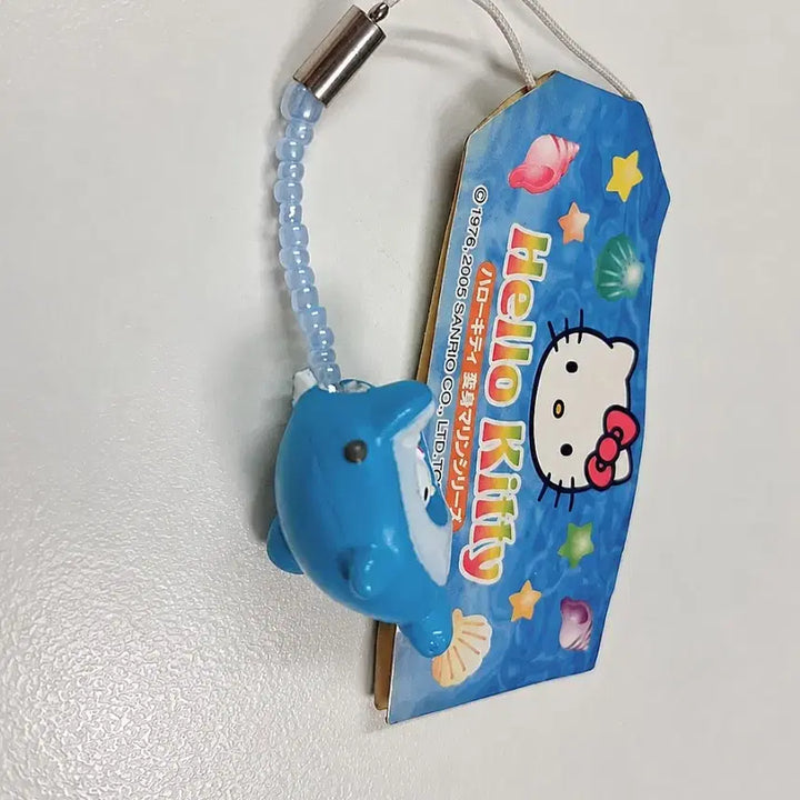 [BUNJANG] Hello Kitty Dolphin Costume Strap 2005 Marine Series / 돌고래 옷벗키 키티스트랩