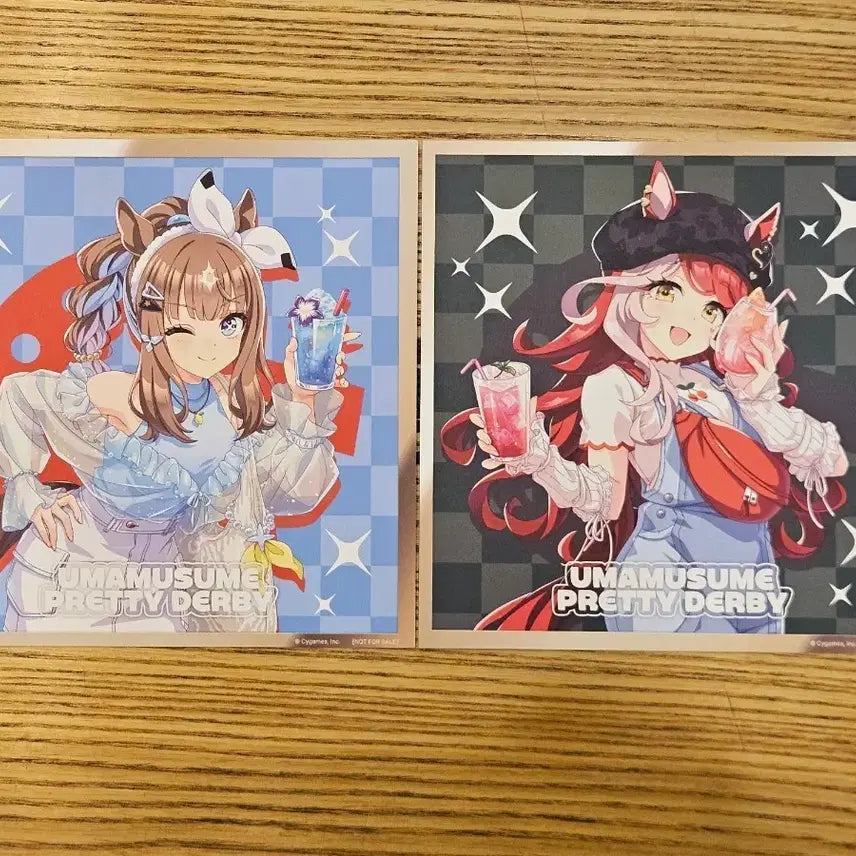 [BUNJANG] Uma Musume Collaboration Cafe Shikishi Bundle Set / 우마무스메 콜라보카페 색지일괄