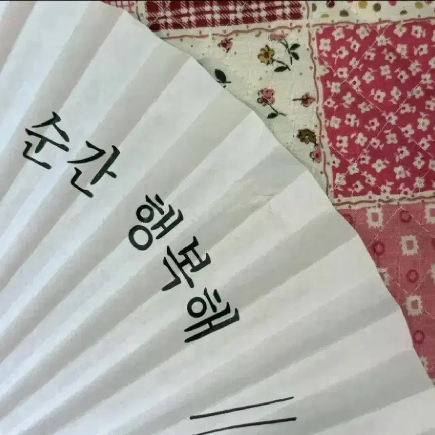 [BUNJANG] BTS Jimin Persona "Small Things for Things" Reverse Support Fan Rare / 방탄 지민 역조공 부채 페르소나 작은 것들을 위한 시 희귀