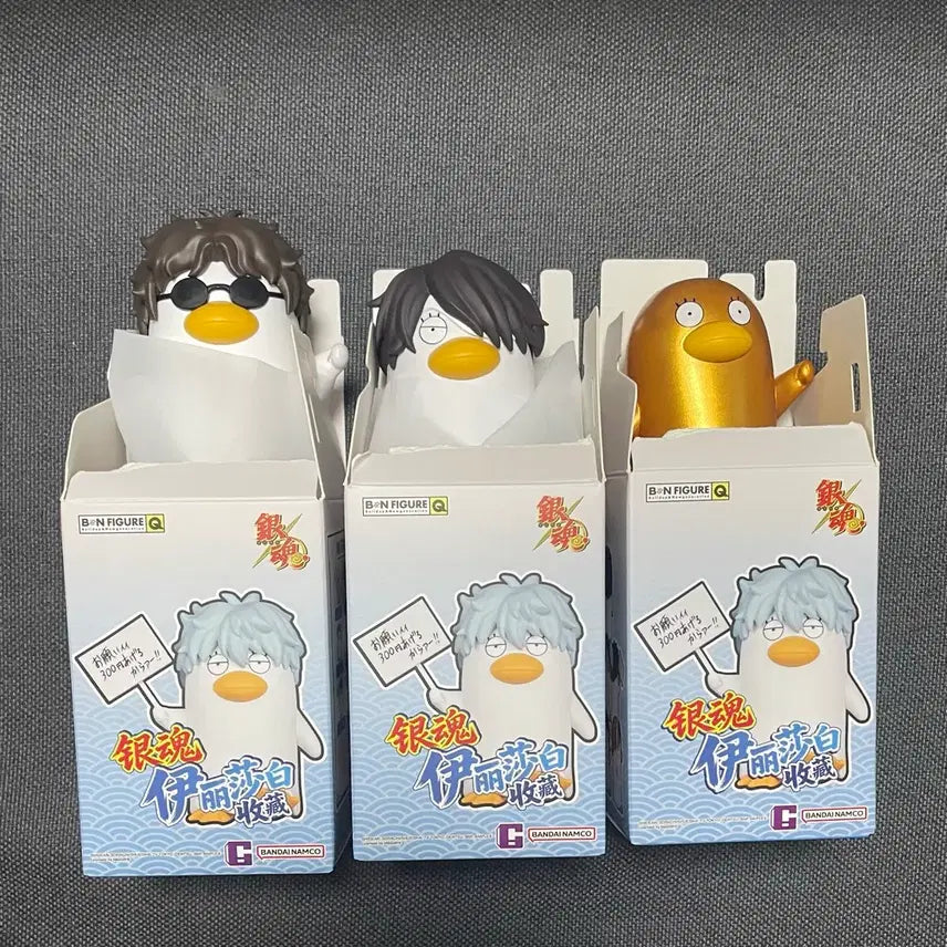 [BUNJANG] Gintama Elizabeth, Shinsuke, Sakamoto Figure Set / 은혼 엘리자베스 피켓 피규어 bnq 황금, 신스케, 사카모토