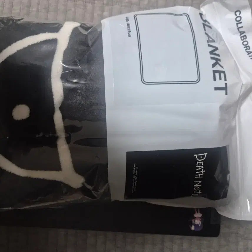 [BUNJANG] SPAO Death Note Blanket / 스파오 데스노트 담요