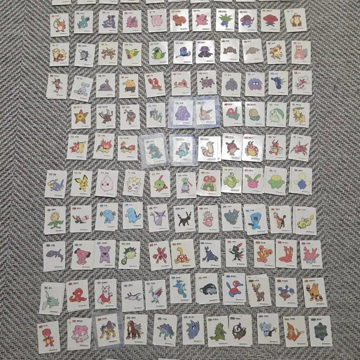 [BUNJANG] Pokemon Stickers Bundle Set / 포켓몬 띠부실 판매