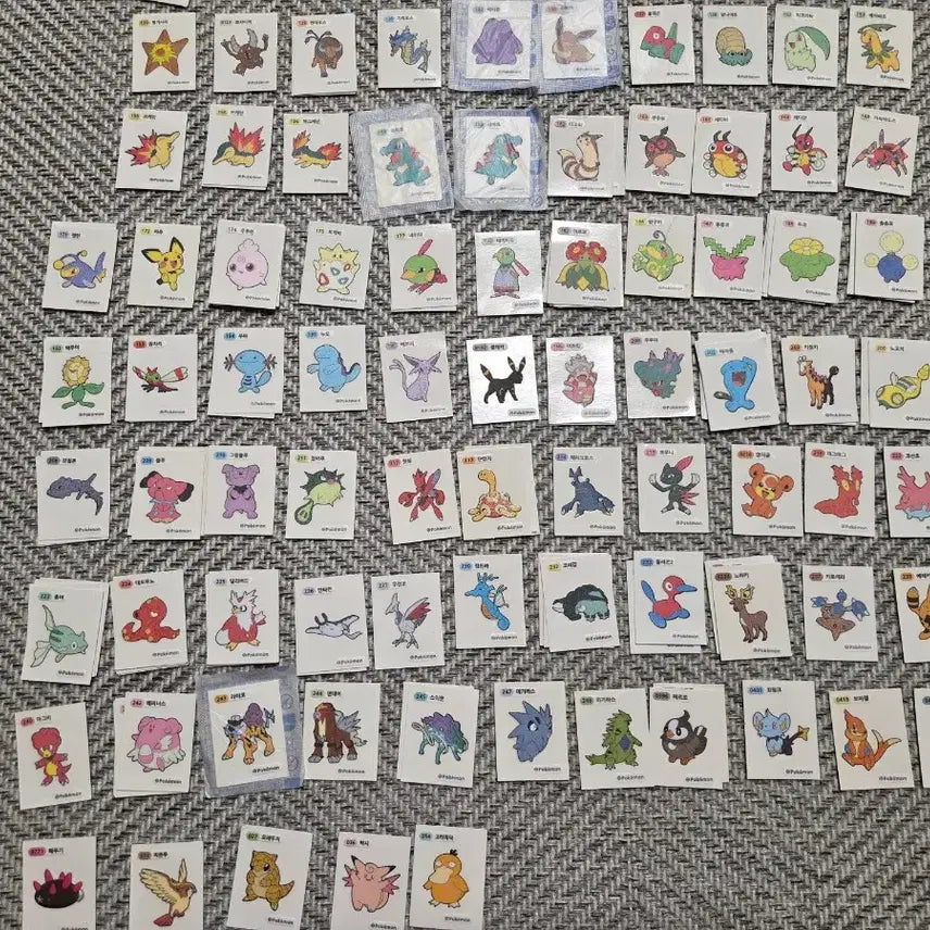 [BUNJANG] Pokemon Stickers Bundle Set / 포켓몬 띠부실 판매