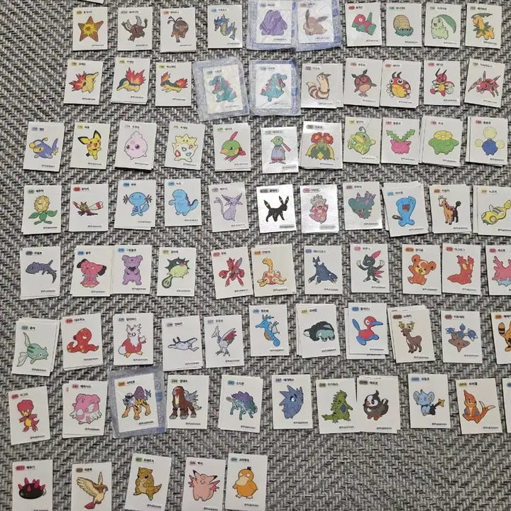 [BUNJANG] Pokemon Stickers Bundle Set / 포켓몬 띠부실 판매