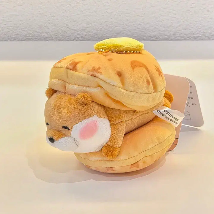 [BUNJANG] Pancake Otter Plush Keychain / 정품)팬케이크 수달 인형 키링