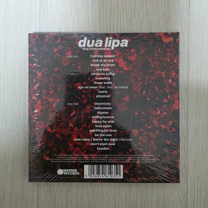 [BUNJANG] Dua Lipa Live Mexico CD / 두아리파 live mexico CD