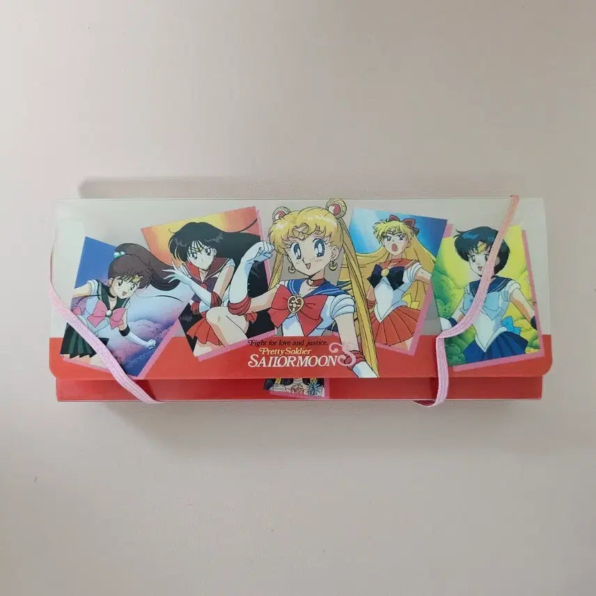 [BUNJANG] Vintage Sailor Moon Square Pencil Case Storage Box / 고전문구 세일러문 사각 필통 보관함