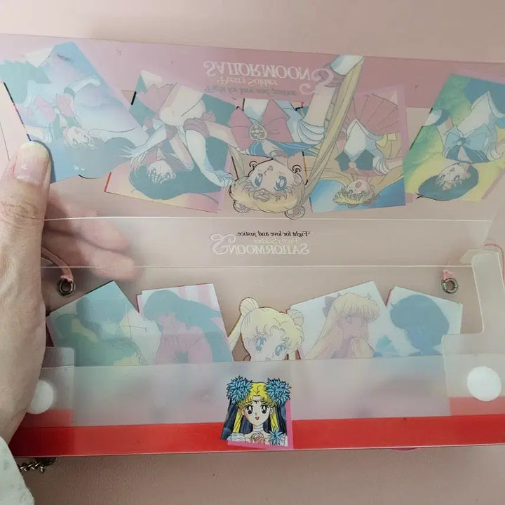 [BUNJANG] Vintage Sailor Moon Square Pencil Case Storage Box / 고전문구 세일러문 사각 필통 보관함